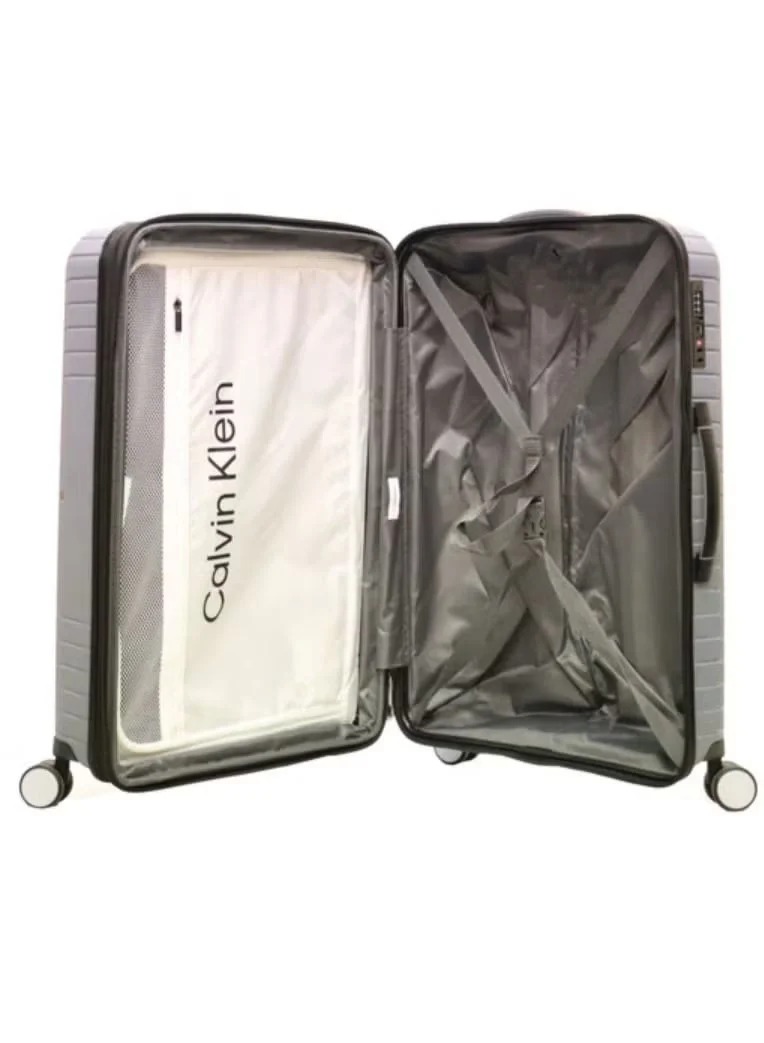 CALVIN KLEIN  Calvin Klein Sustain 2.0 3-Piece Hardsided Luggage Set on Wheels for Unisex | Ultra Lightweight ABS with Spinner Wheels 4 Color Flintstone  | Best Price UAE